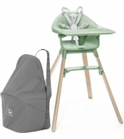 Stokke Clikk High Chair Travel Bundle - Clover Green