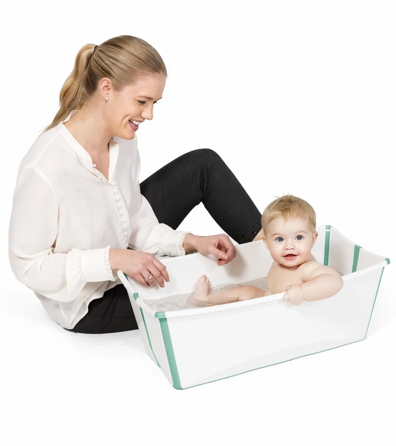 Stokke Flexi Bath Heat Sensitive - White Aqua - Image 5