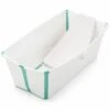 Stokke Flexi Bath & Newborn Support - White/Aqua