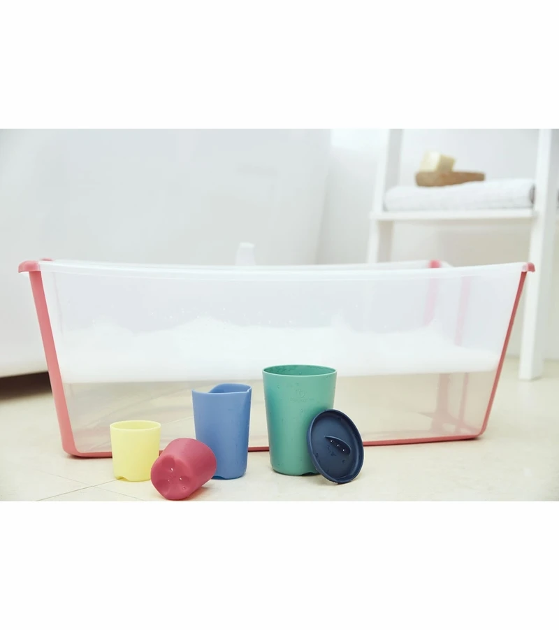 Stokke Flexi Bath Toy Cups - Multi - Image 4