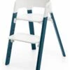 Stokke Steps Chair - White/Midnight Blue