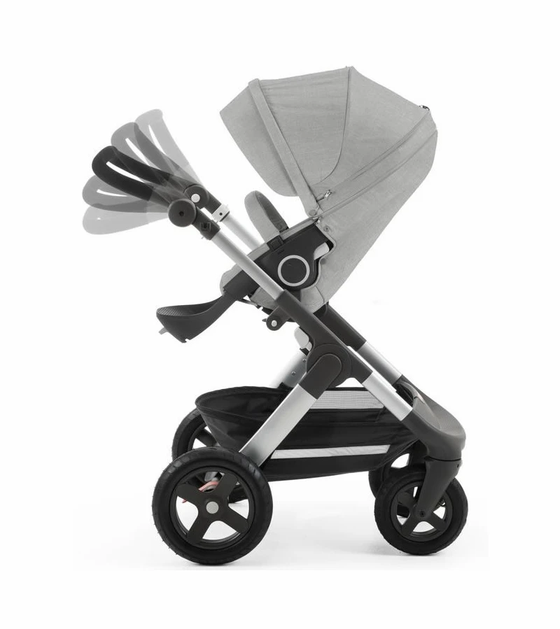 Stokke Trailz Terrain Stroller - Grey Melange - Image 3