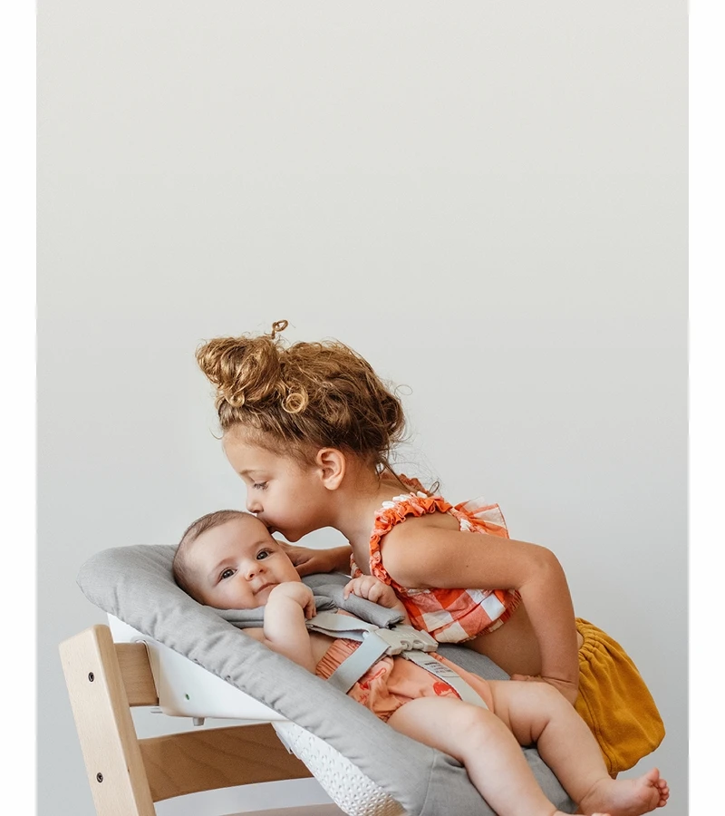 Stokke Tripp Trapp Chair + Newborn Set Bundle - White - Image 6