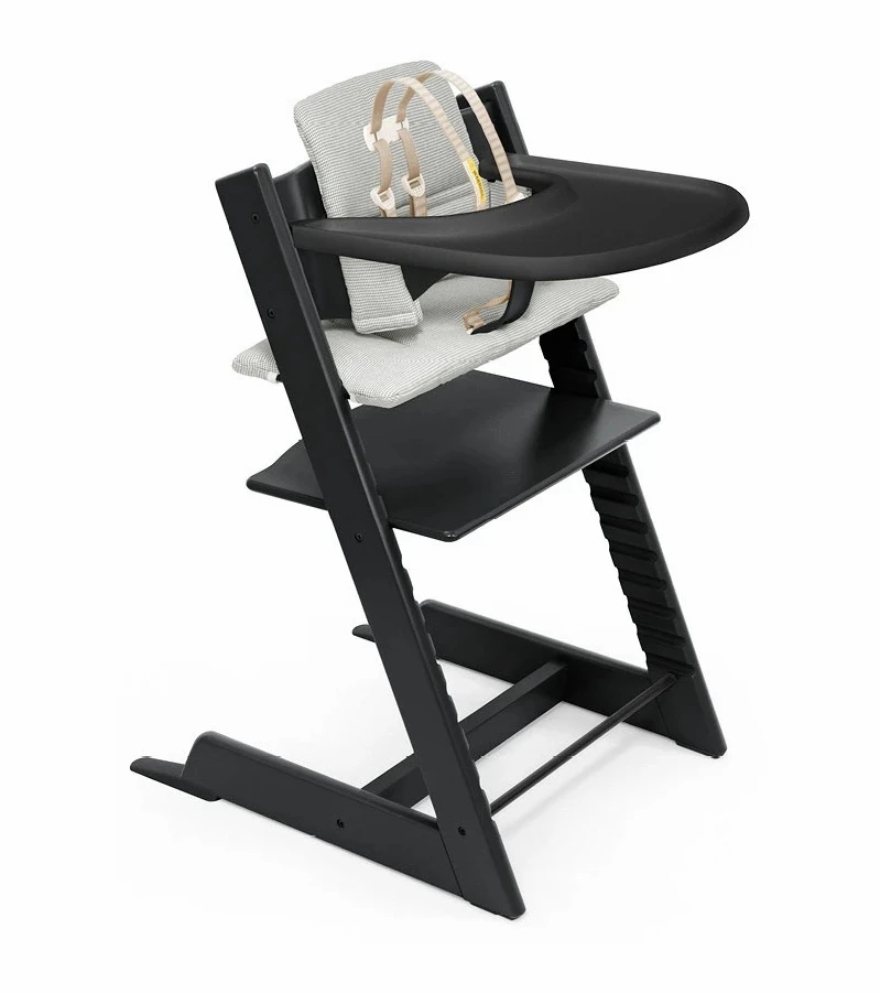 Stokke Tripp Trapp Complete High Chair - Black/Nordic Grey