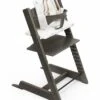 Stokke Tripp Trapp High Chair And Cushion With Stokke Tray - Hazy Grey / Stars Multi