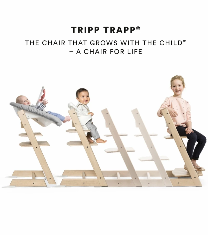 Stokke 2019 Tripp Trapp High Chair - Ash Taupe - Image 6