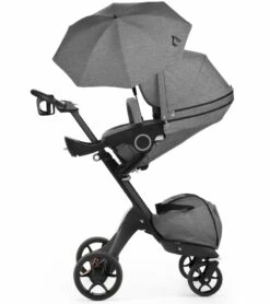 Stokke Xplory Stroller - Black/Black Melange