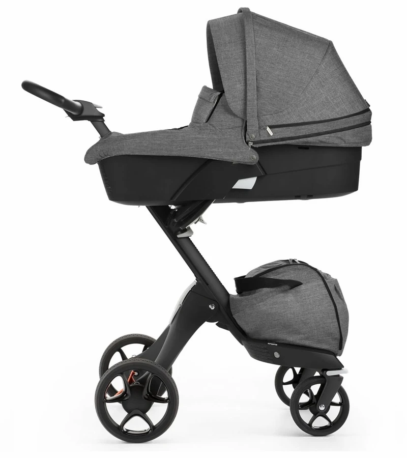 Stokke Xplory Stroller - Black/Black Melange - Image 4