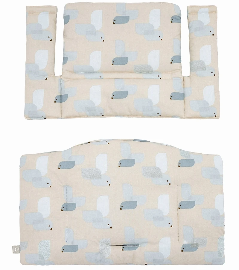 Stokke Tripp Trapp Complete High Chair Bundle - Hazy Grey / Birds Blue - Image 3