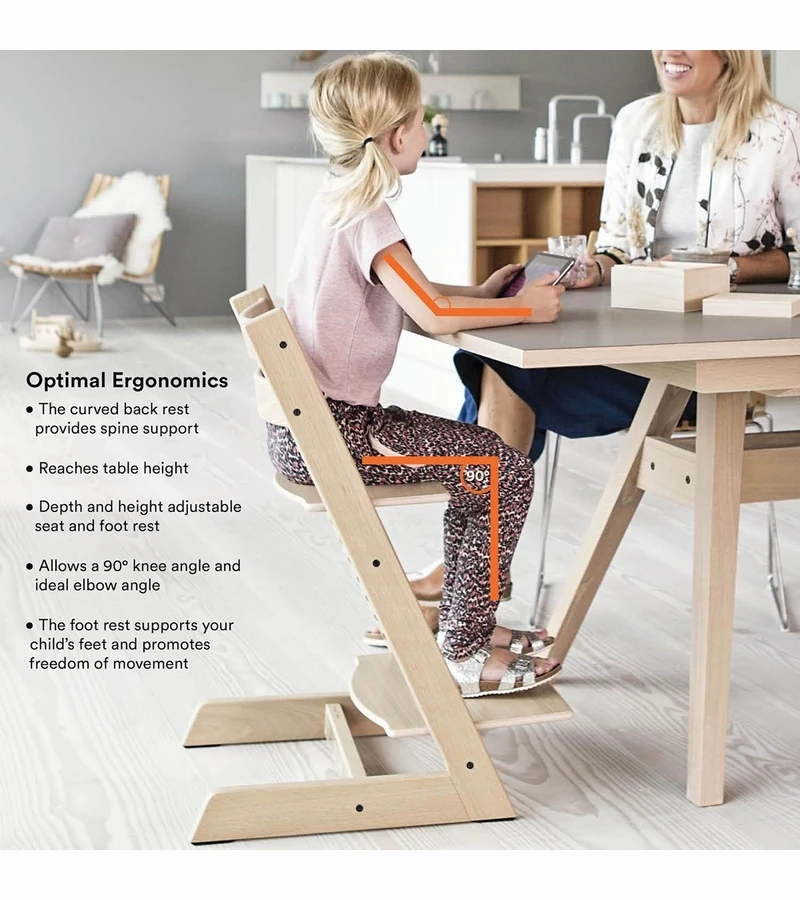 Stokke Tripp Trapp Complete High Chair Bundle - Whitewash / Robot Grey - Image 7