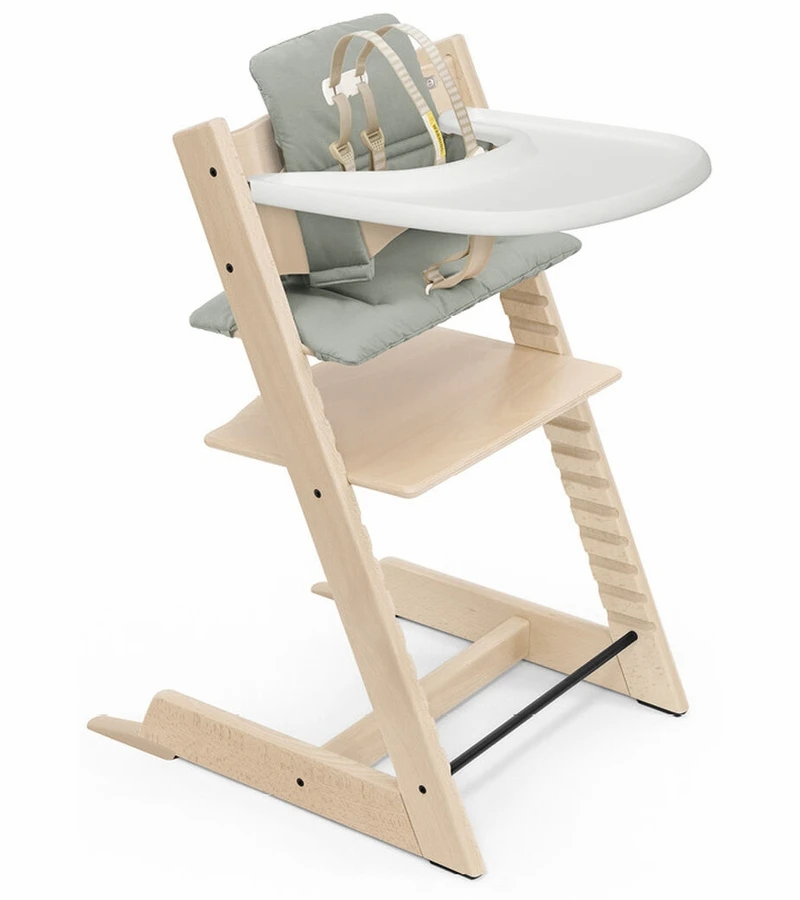 Stokke Tripp Trapp Complete High Chair - Natural / Glacier Green