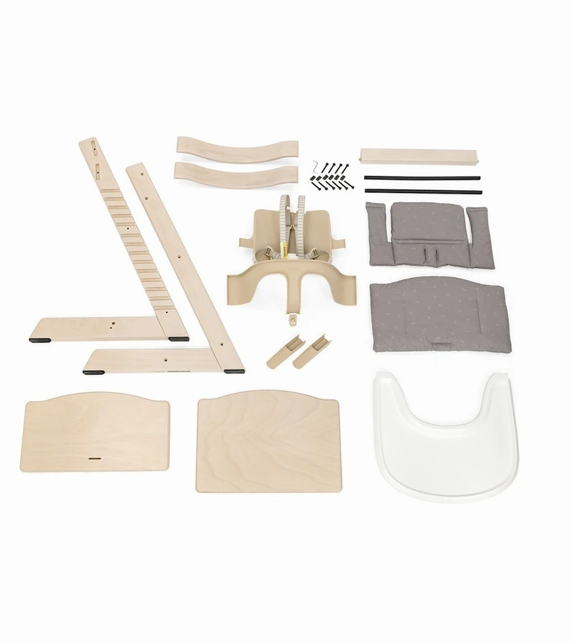 Stokke Tripp Trapp Complete High Chair - Oak Natural / Nordic Blue - Image 7