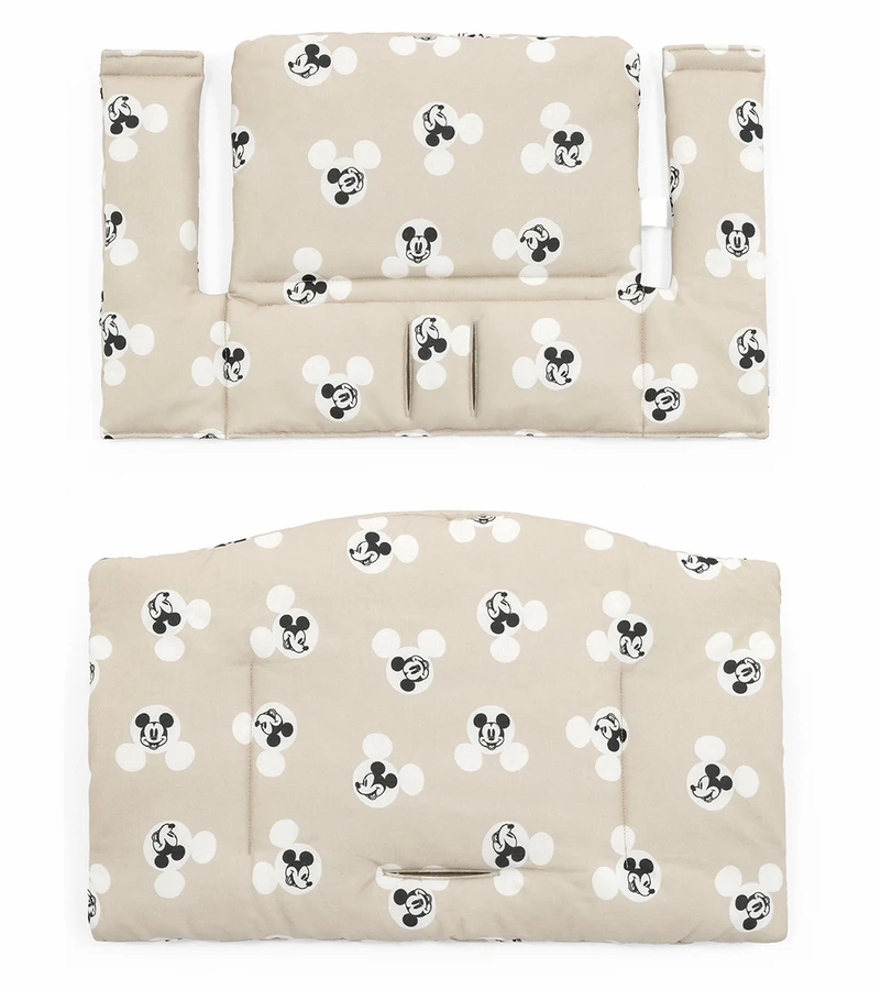 Tripp Trapp High Chair And Cushion With Stokke Tray - Black / Mickey Signature - Image 2